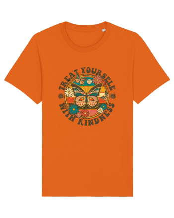 Treat Yourself With Kindness Bright Orange