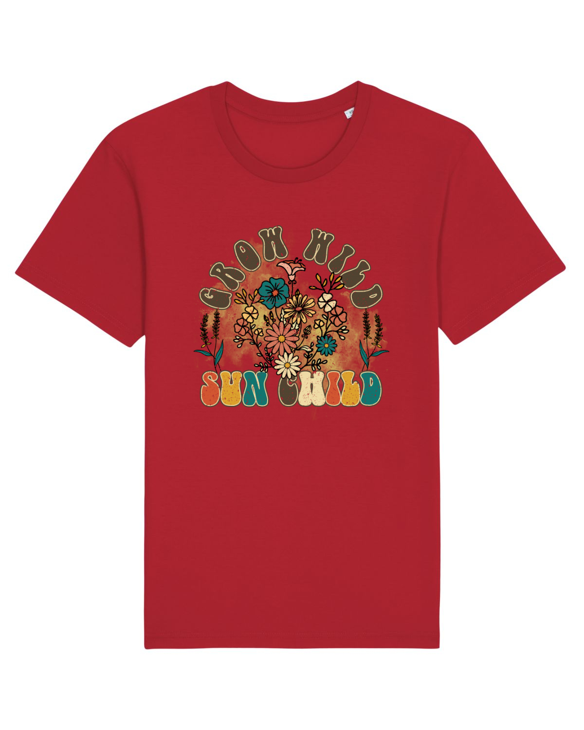 Tricou mânecă scurtă Unisex Rocker Red