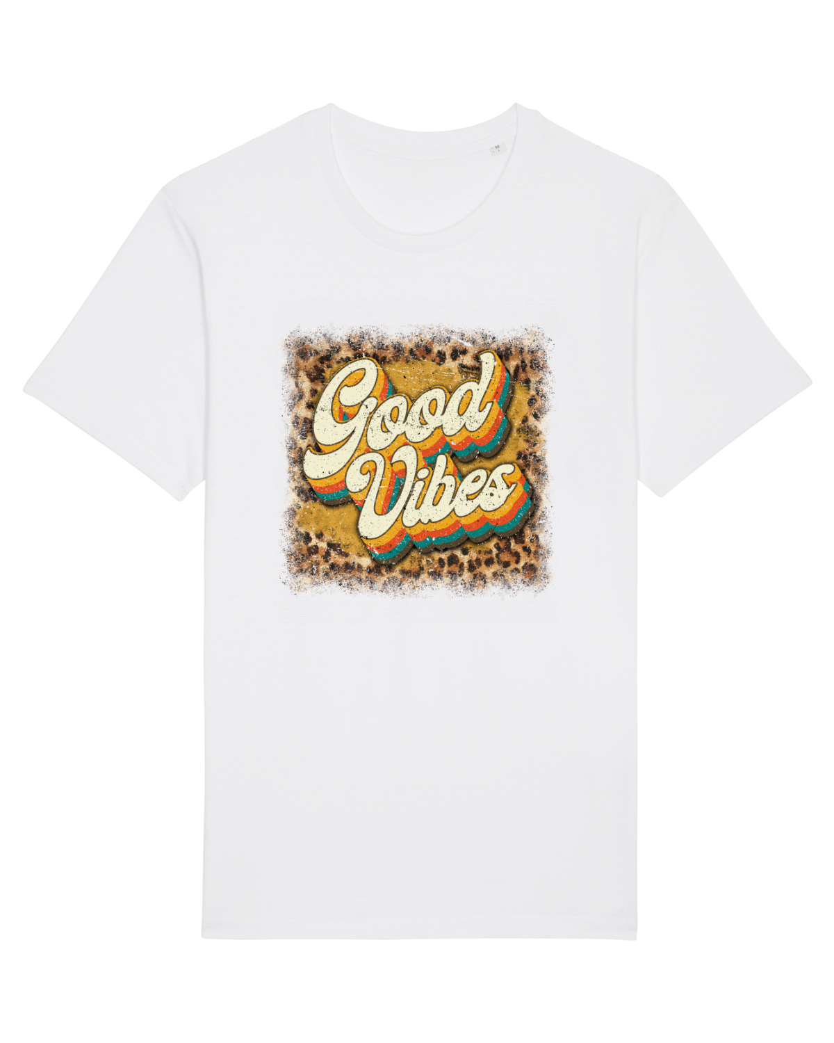 Tricou mânecă scurtă Unisex Rocker White
