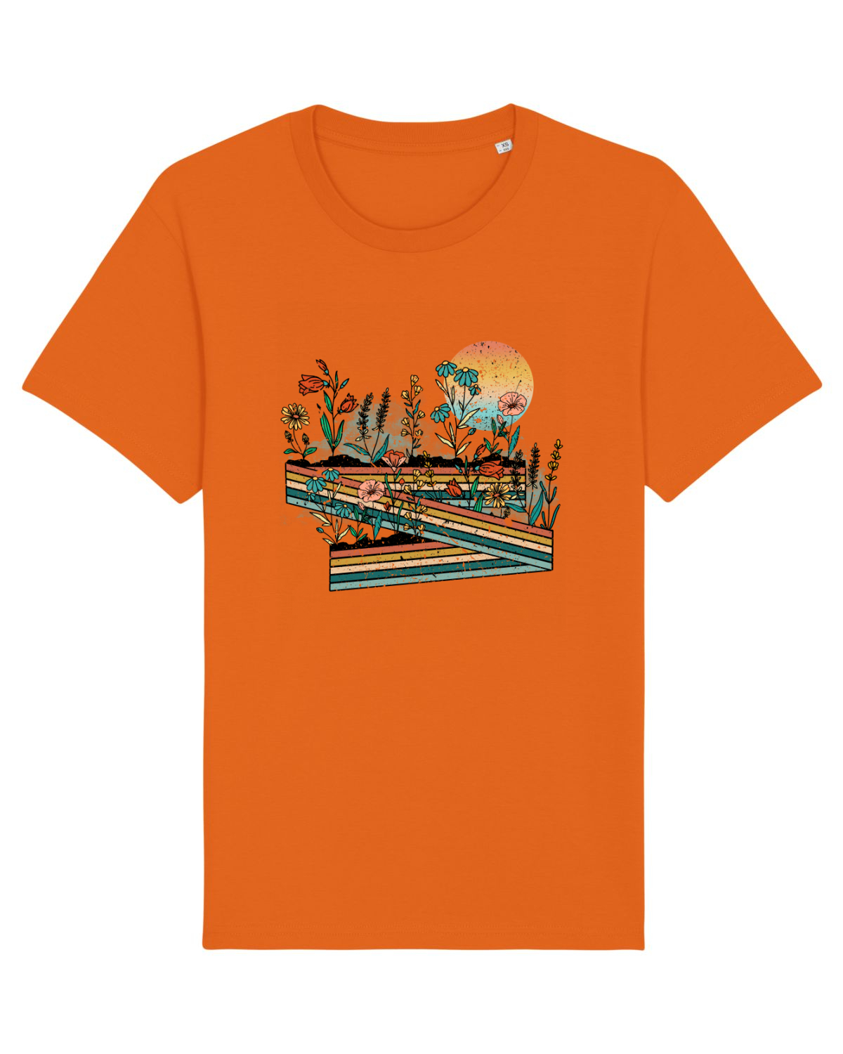 Tricou mânecă scurtă Unisex Rocker Bright Orange