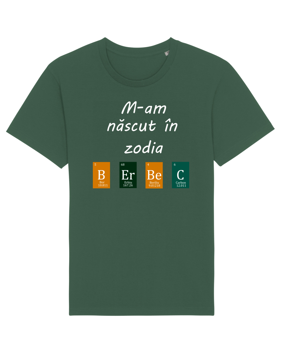 Tricou mânecă scurtă Unisex Rocker Bottle Green