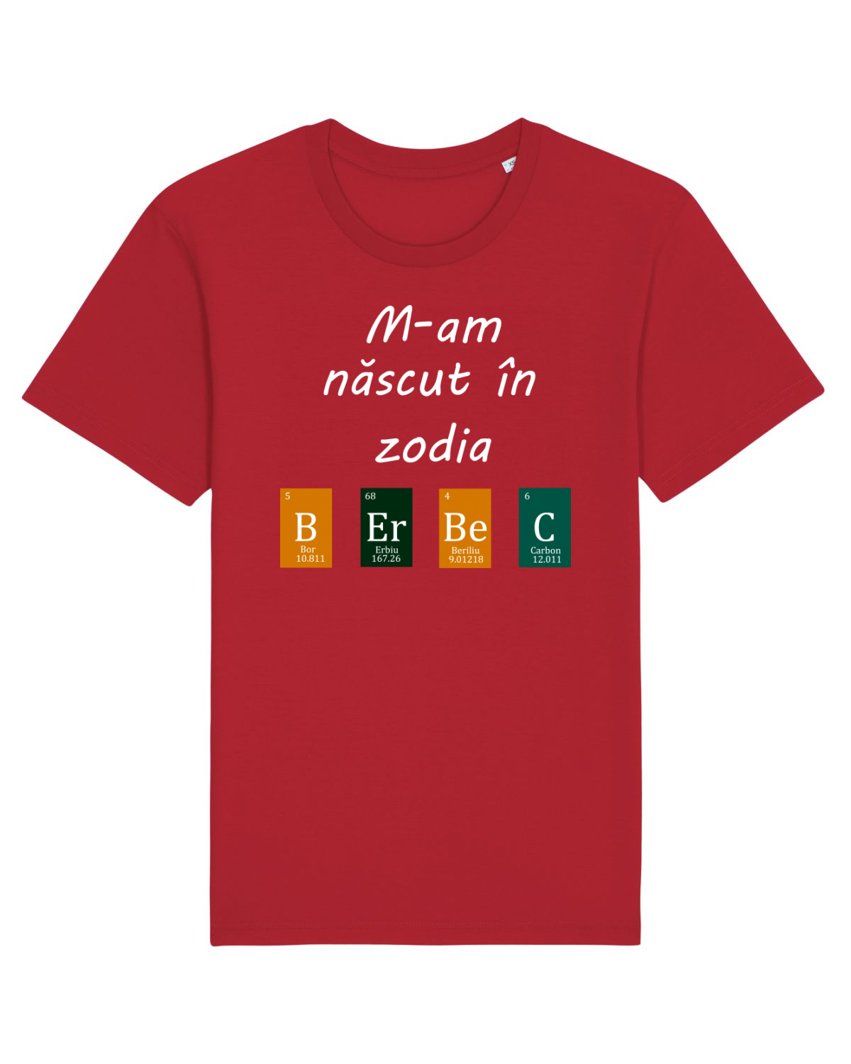 Tricou mânecă scurtă Unisex Rocker Red