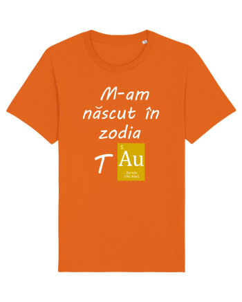 M-am născut în zodia Taur Bright Orange