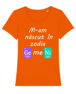 M-am născut în zodia Gemeni Tricou mânecă scurtă guler larg fitted Damă Expresser
