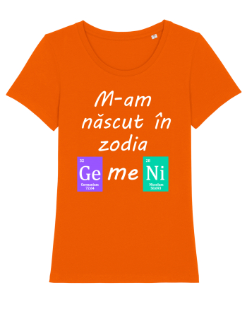 M-am născut în zodia Gemeni Bright Orange