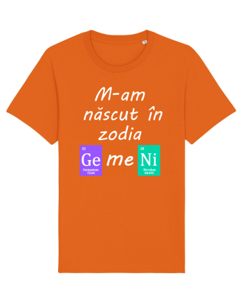 M-am născut în zodia Gemeni Bright Orange