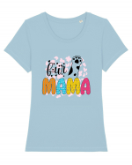 Bur Mama Tricou mânecă scurtă guler larg fitted Damă Expresser