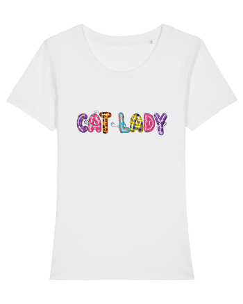 Cat Lady White