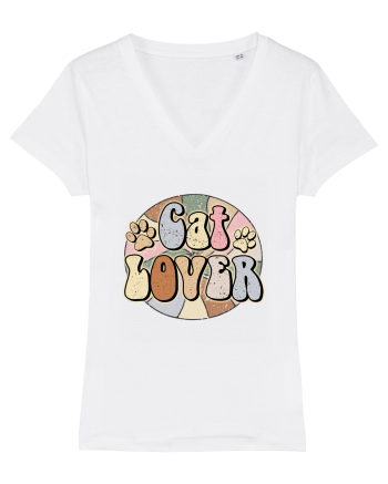 Cat Lover White