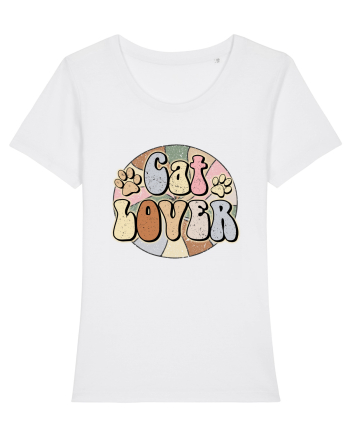 Cat Lover White