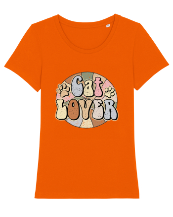 Cat Lover Bright Orange