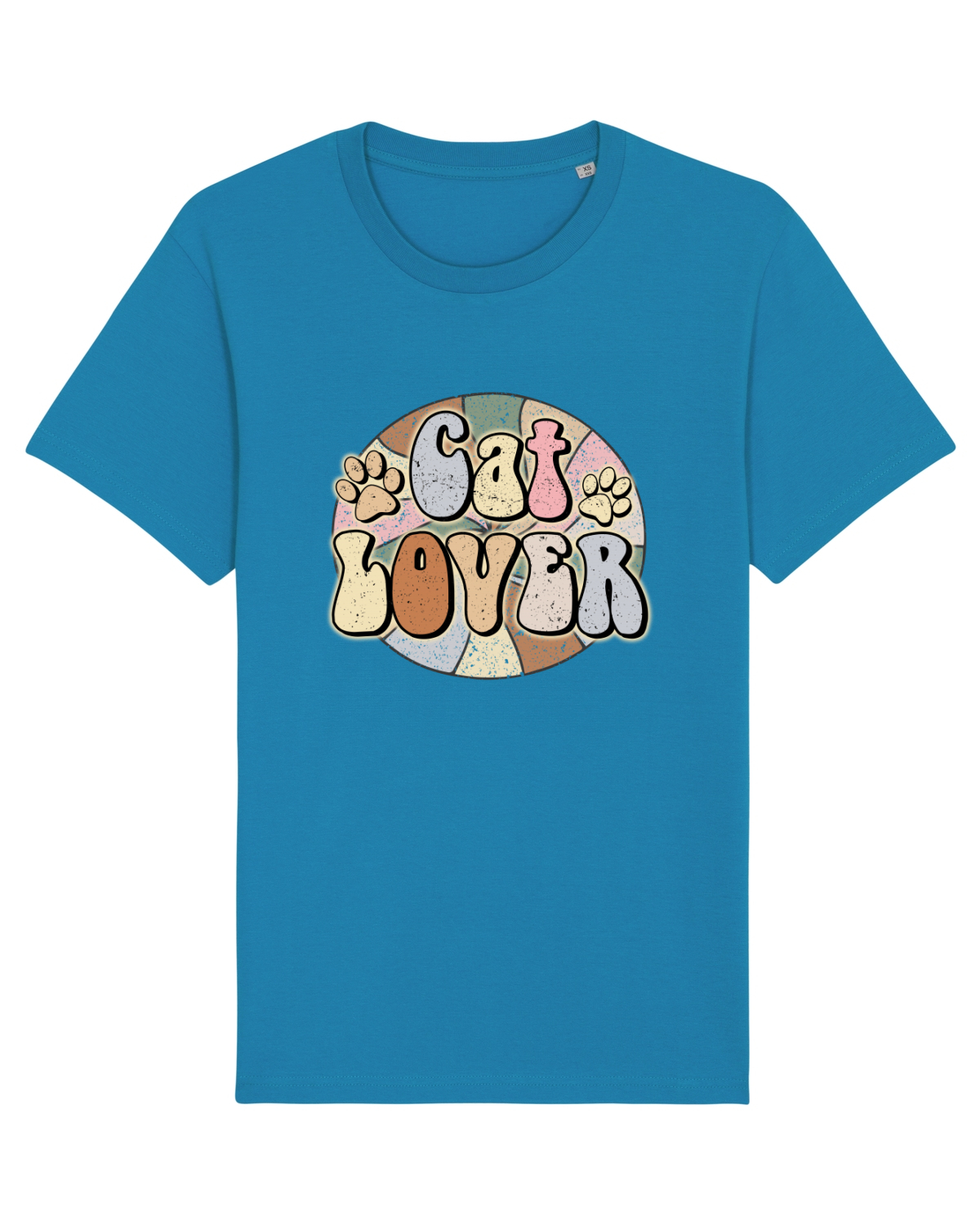 Tricou mânecă scurtă Unisex Rocker Azur