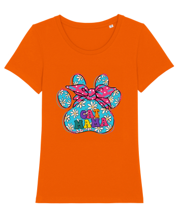 Cat Mama Bright Orange