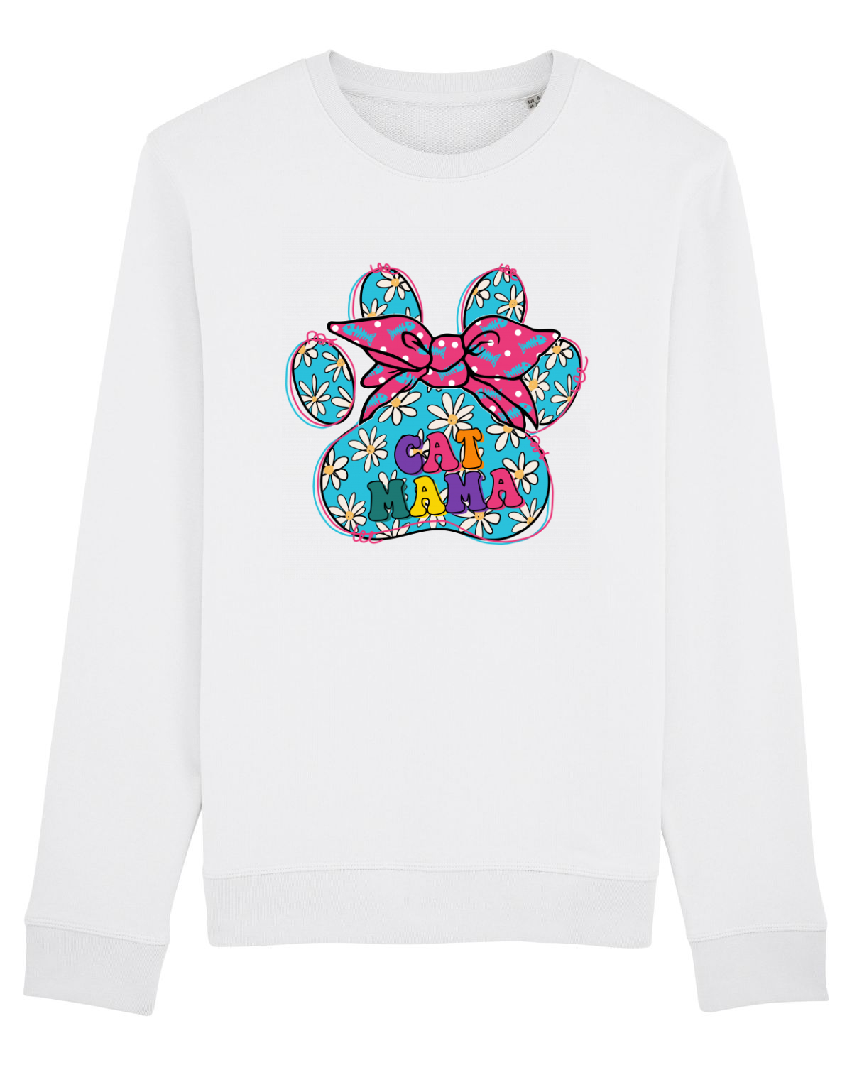 Bluză mânecă lungă Unisex Rise White