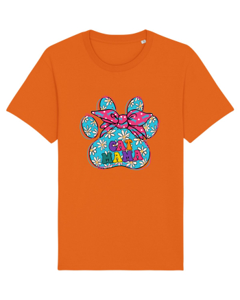 Cat Mama Bright Orange
