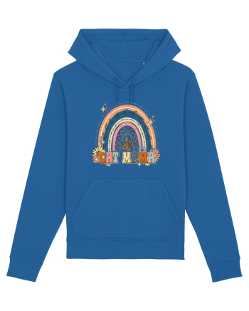 Cat Mama Rainbow Royal Blue