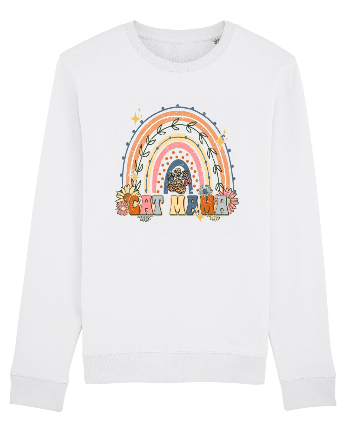 Bluză mânecă lungă Unisex Rise White