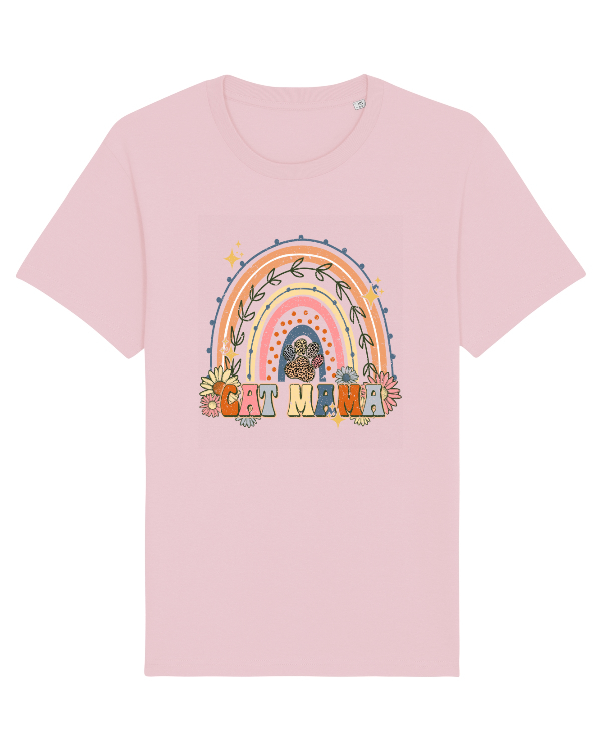 Tricou mânecă scurtă Unisex Rocker Cotton Pink