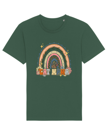 Cat Mama Rainbow Bottle Green