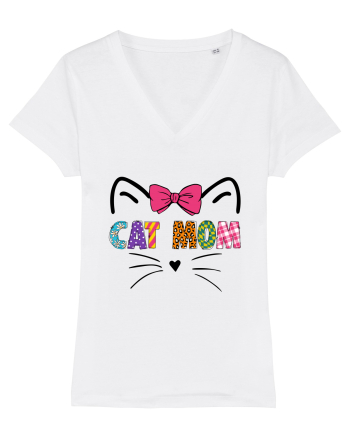 Cat Mom White