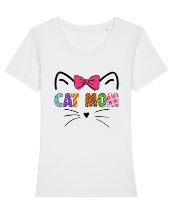 Cat Mom White