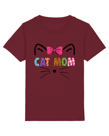 Cat Mom Burgundy