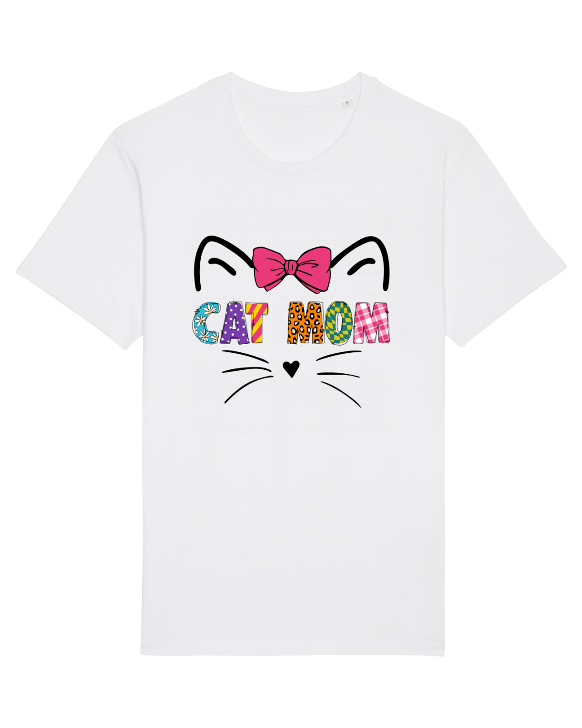 Tricou mânecă scurtă Unisex Rocker White