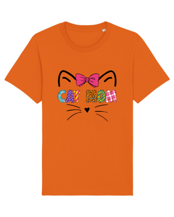 Cat Mom Bright Orange