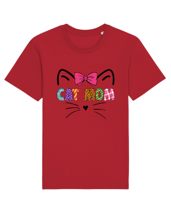 Cat Mom Red
