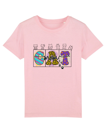 Cute Cat Mom Cotton Pink