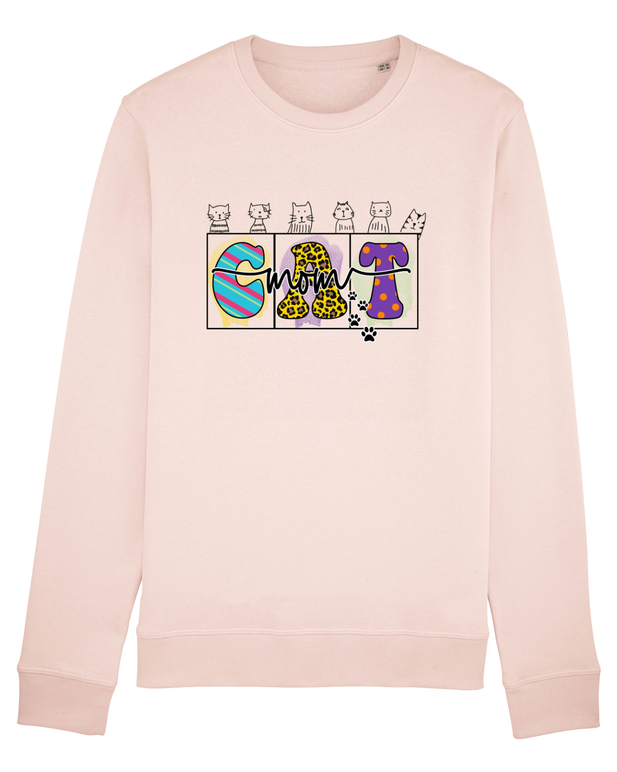 Bluză mânecă lungă Unisex Rise Candy Pink