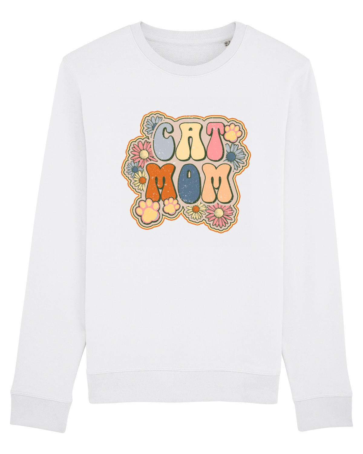 Bluză mânecă lungă Unisex Rise White