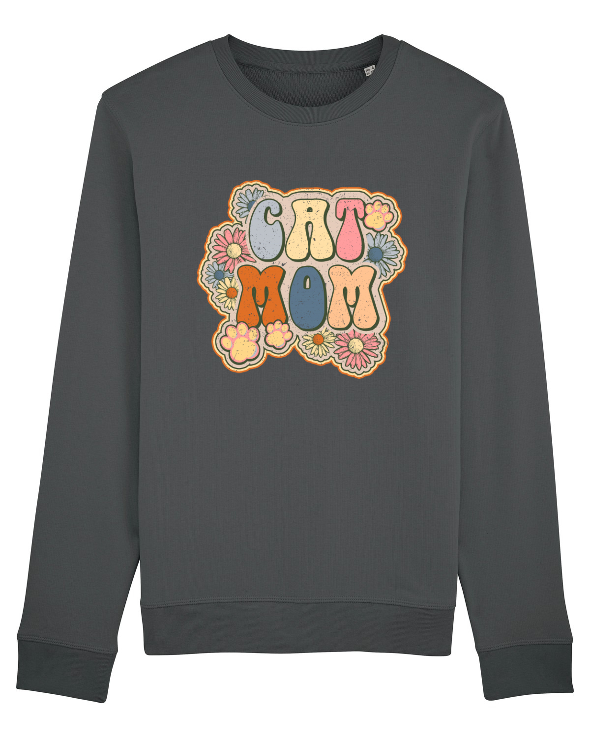 Bluză mânecă lungă Unisex Rise Anthracite