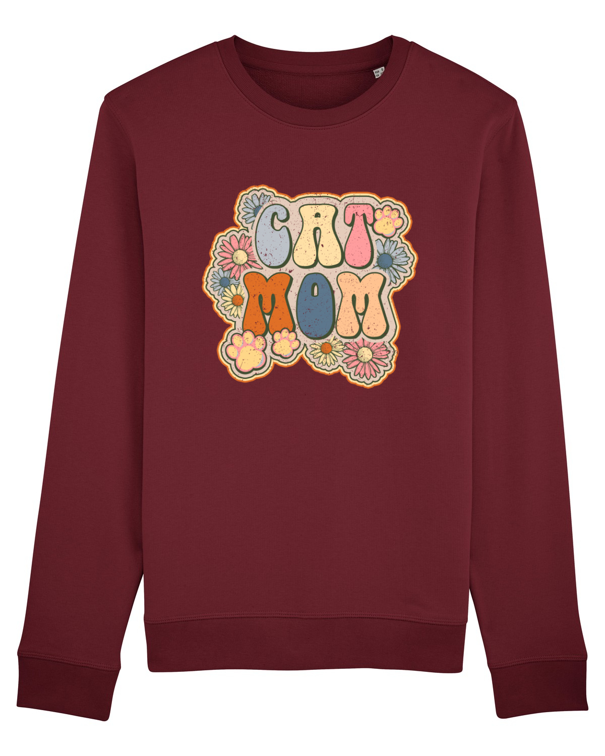 Bluză mânecă lungă Unisex Rise Burgundy