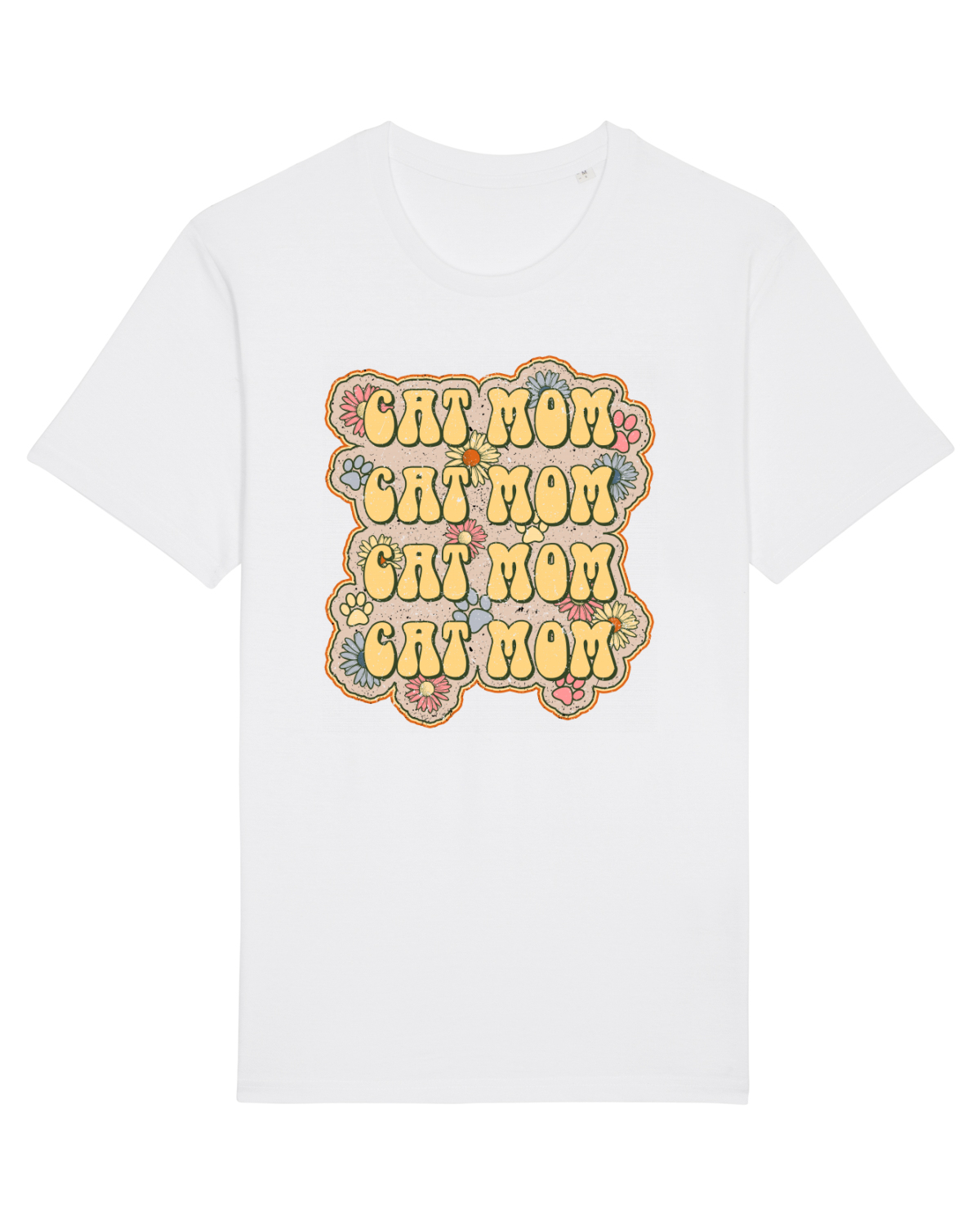 Tricou mânecă scurtă Unisex Rocker White