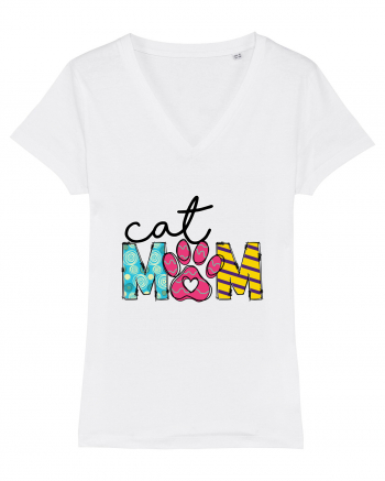 Cat Mom White