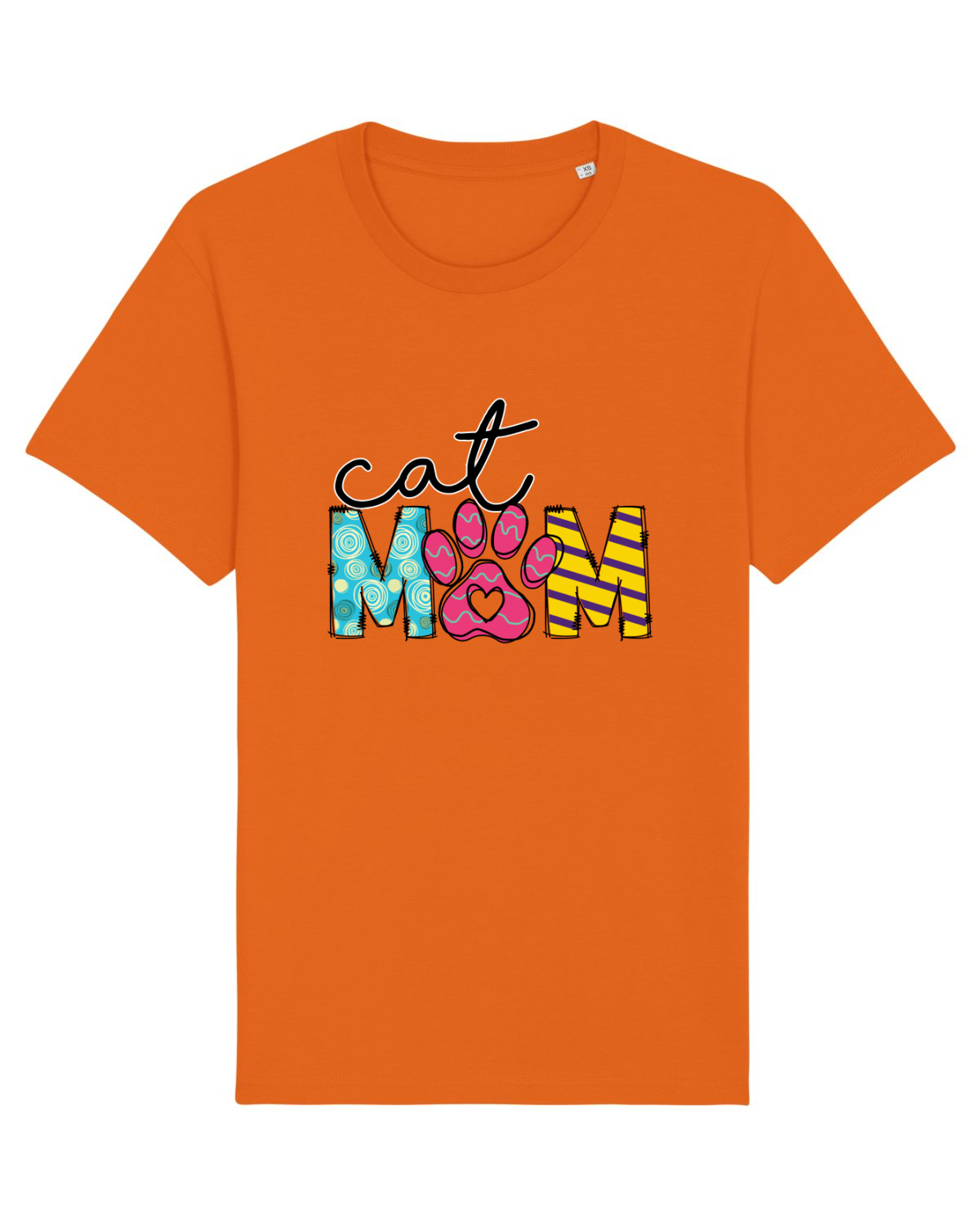 Tricou mânecă scurtă Unisex Rocker Bright Orange