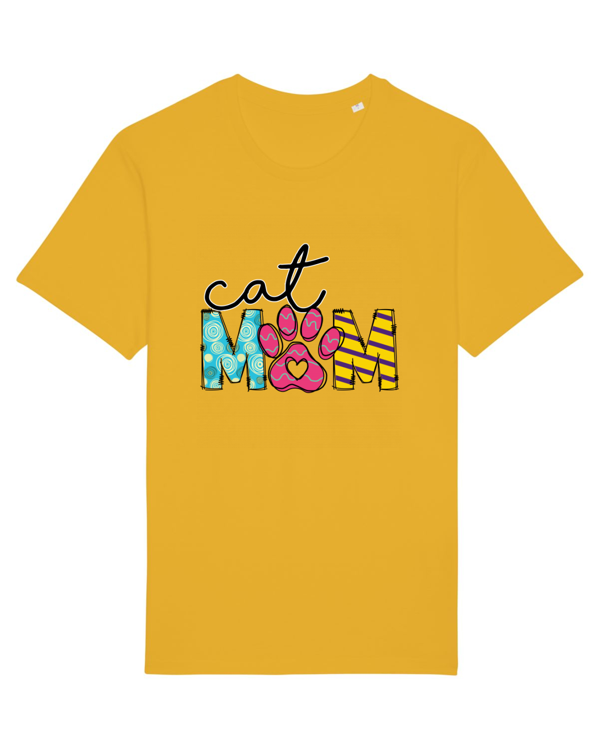 Tricou mânecă scurtă Unisex Rocker Spectra Yellow