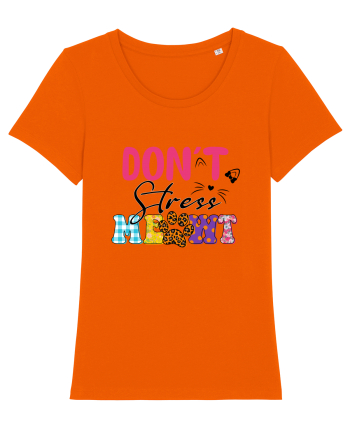 Don't stress meowt Bright Orange