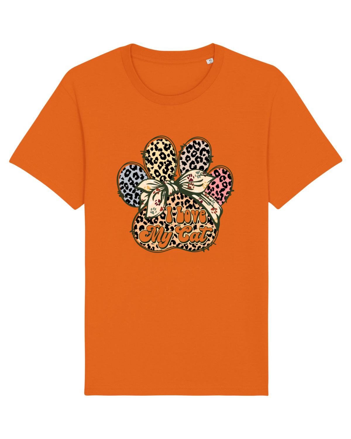 Tricou mânecă scurtă Unisex Rocker Bright Orange