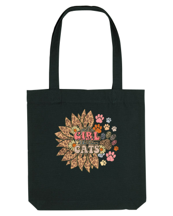 Just a girl who loves cats Black