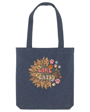 Just a girl who loves cats Midnight Blue
