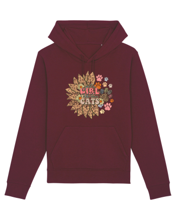 Just a girl who loves cats Burgundy