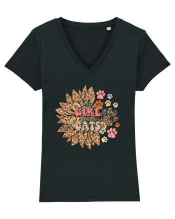 Just a girl who loves cats Black
