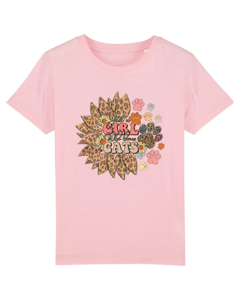 Just a girl who loves cats Cotton Pink