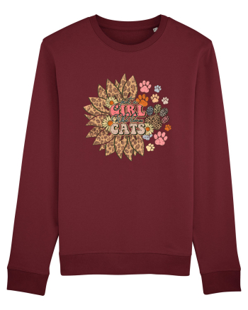 Just a girl who loves cats Burgundy