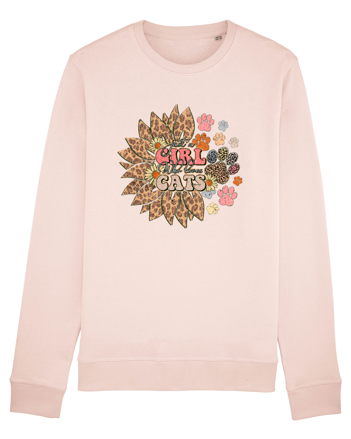 Bluză mânecă lungă Unisex Rise Candy Pink