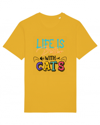 Life is better with cats Spectra Yellow
