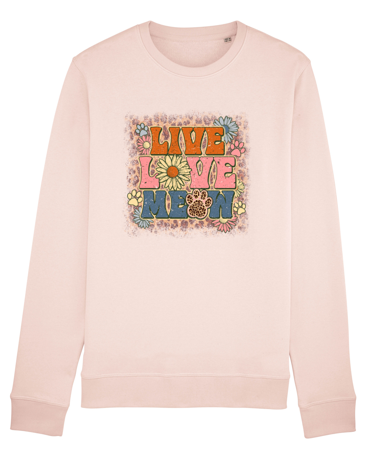 Bluză mânecă lungă Unisex Rise Candy Pink