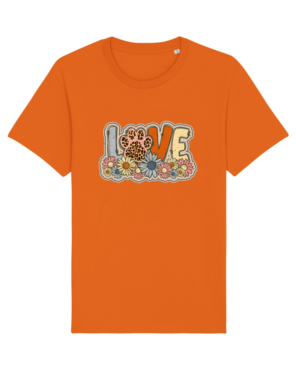 Tricou mânecă scurtă Unisex Rocker Bright Orange